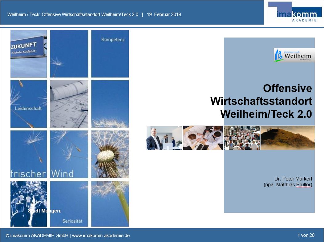  Offensive Wirtschaftsstandort Weilheim/Teck 2.0 