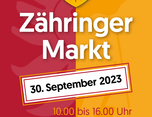 Zähringer Markt: Samstag, 30.09.2023, 10-16 Uhr