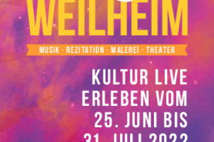 Kulturzeit Weilheim 25.06.-31.07.