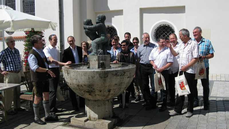  Der Gemeinderat zu Besuch in Weilheim in Oberbayern 